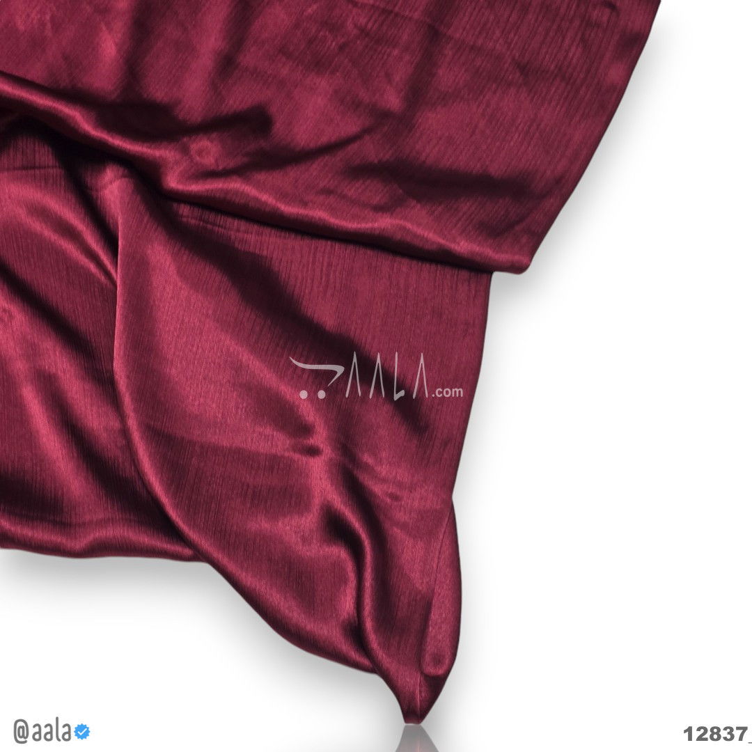 Creta Silk Blend 58-Inches MAROON Per-Metre #12837