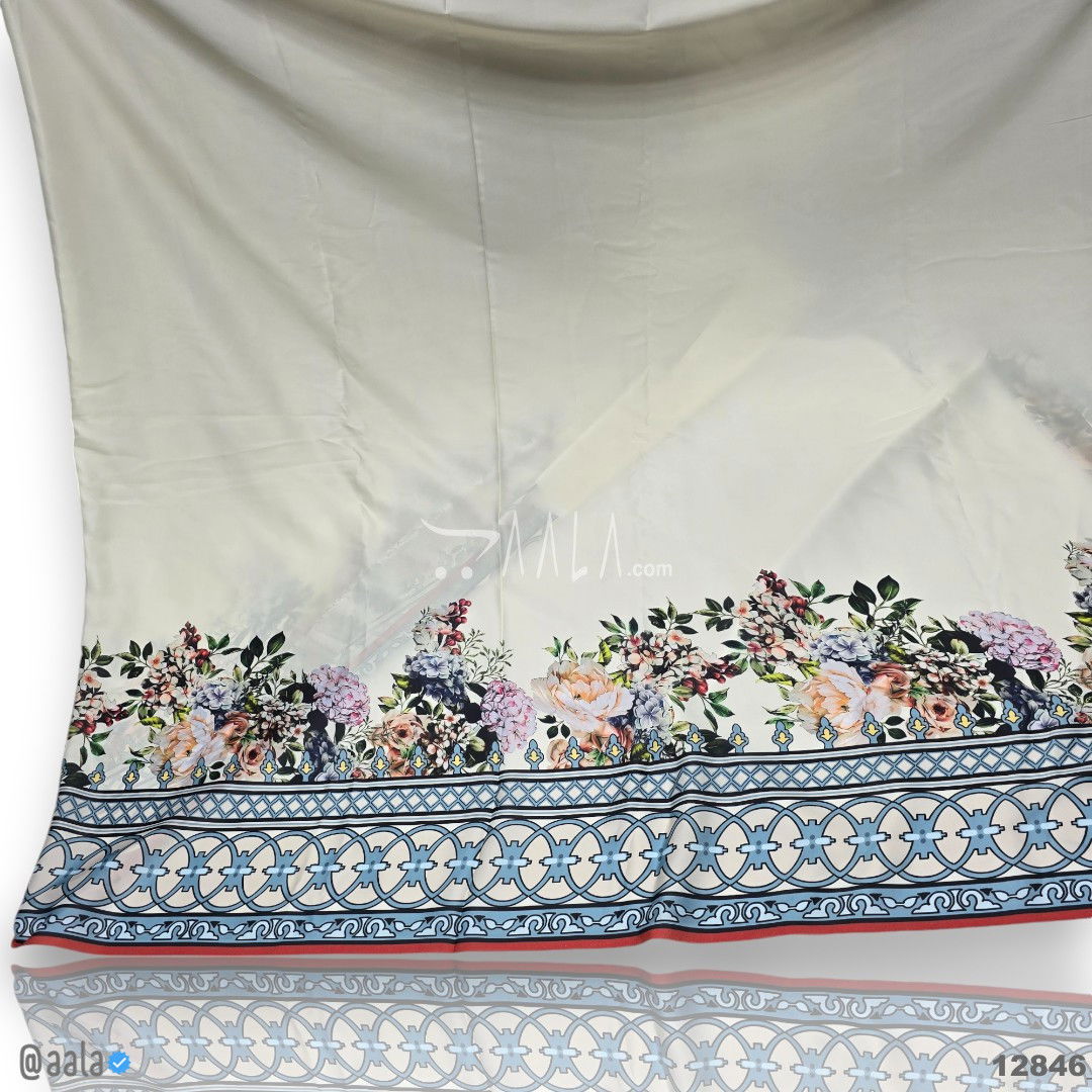 Printed Silk Blend 44-Inches PRINTED Per-Pc #12846