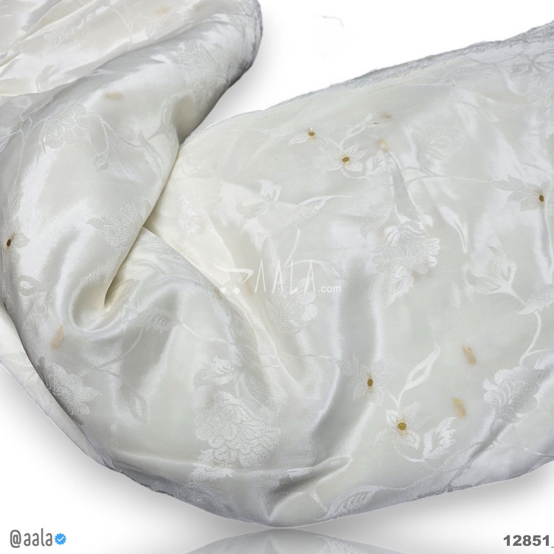 Jacquard Crepe Viscose 44-Inches DYEABLE Per-Metre #12851