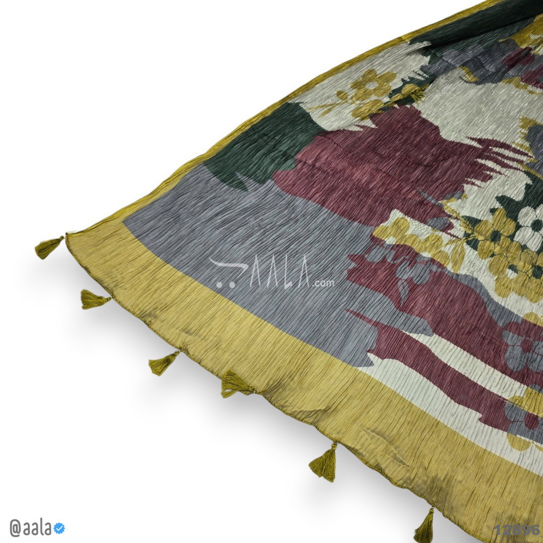 Printed Silk Blend Dupatta-20-Inches PRINTED 2.25-Metres 