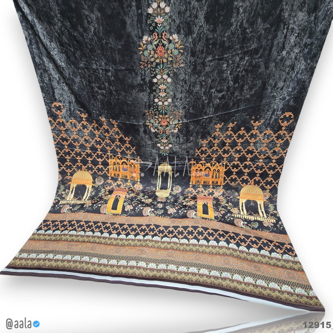 Printed Silk Blend 44-Inches PRINTED Per-Pc #12915