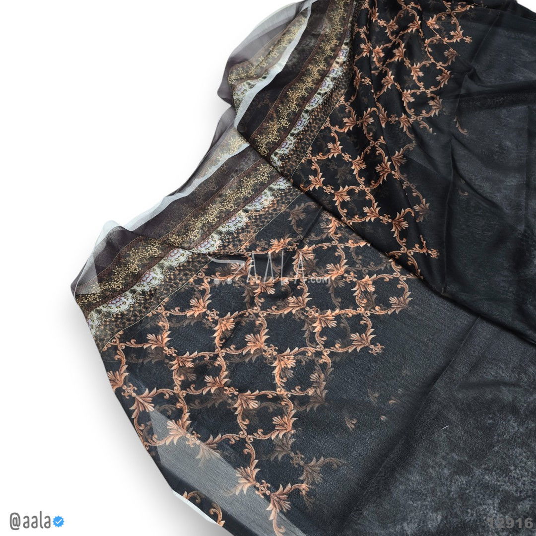 Printed-Tabby Chiffon Blend Dupatta-32-Inches PRINTED 2.25-Metres #12916
