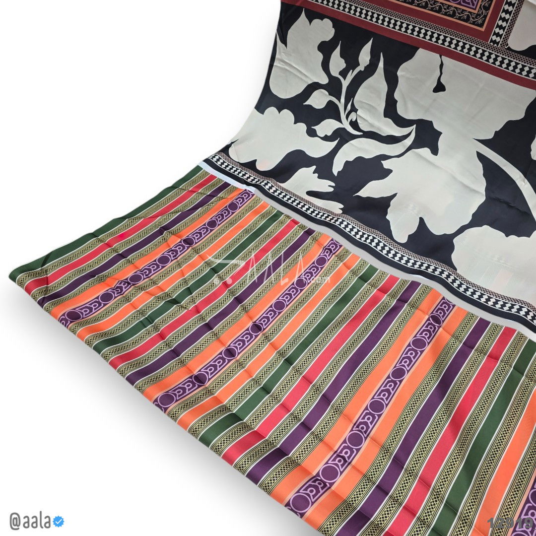 Printed Silk Blend 44-Inches PRINTED Per-Pc #12919