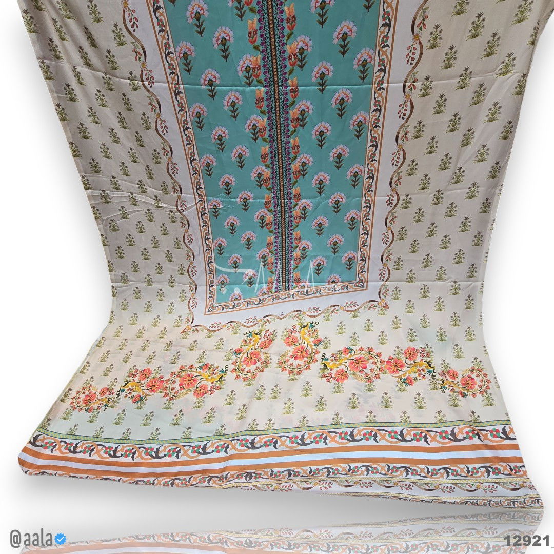Printed Silk Blend 44-Inches PRINTED Per-Pc #12921