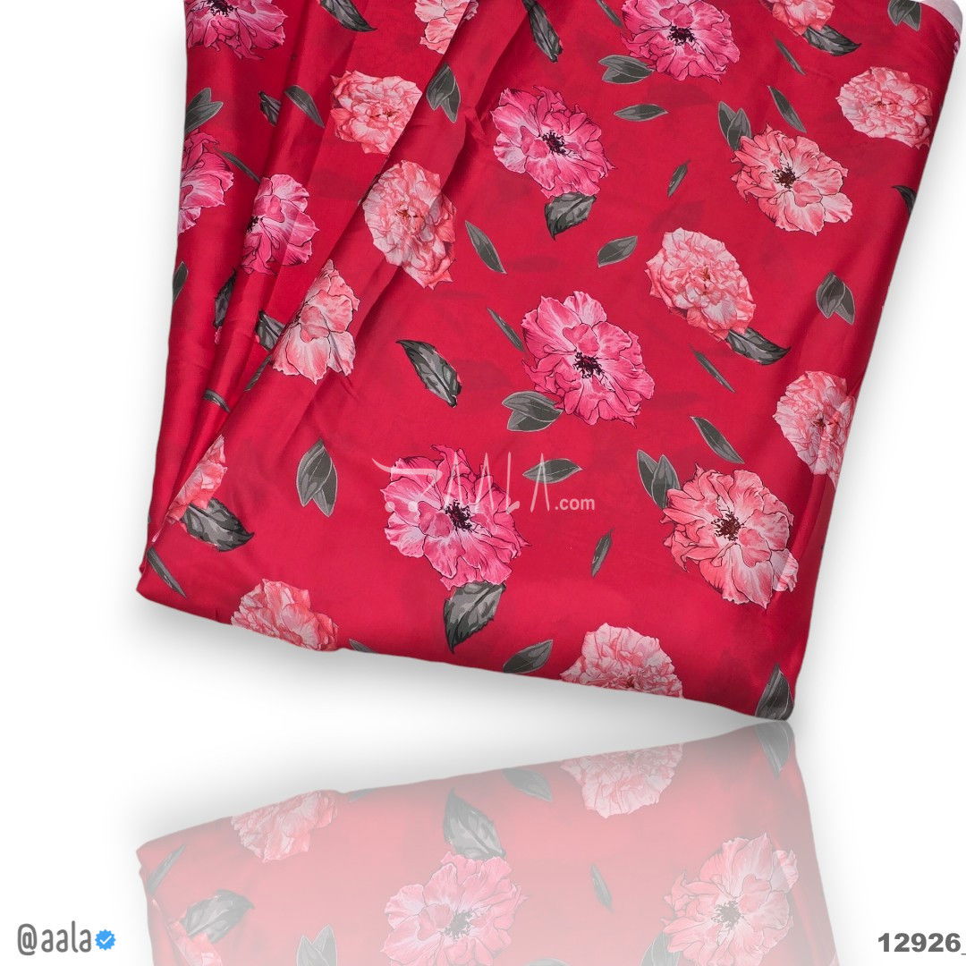 Printed Silk Blend 44-Inches PRINTED Per-Metre #12926