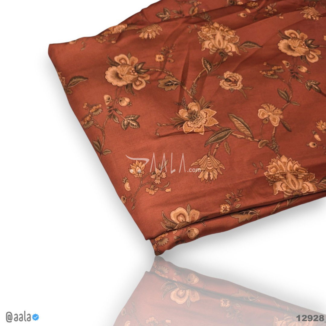 Printed Silk Blend 44-Inches PRINTED Per-Metre #12928
