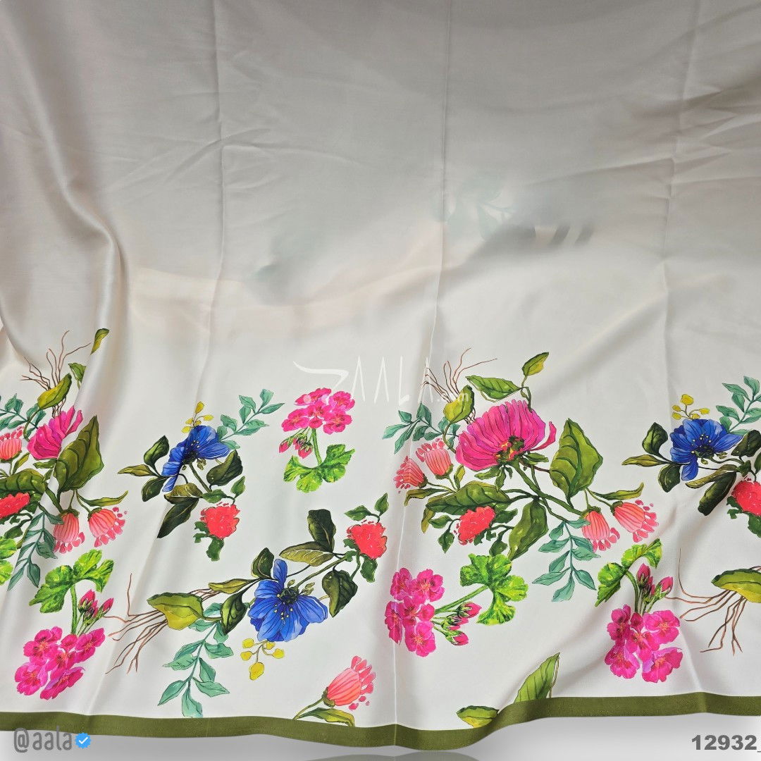 Printed Silk Blend 44-Inches PRINTED Per-Pc #12932