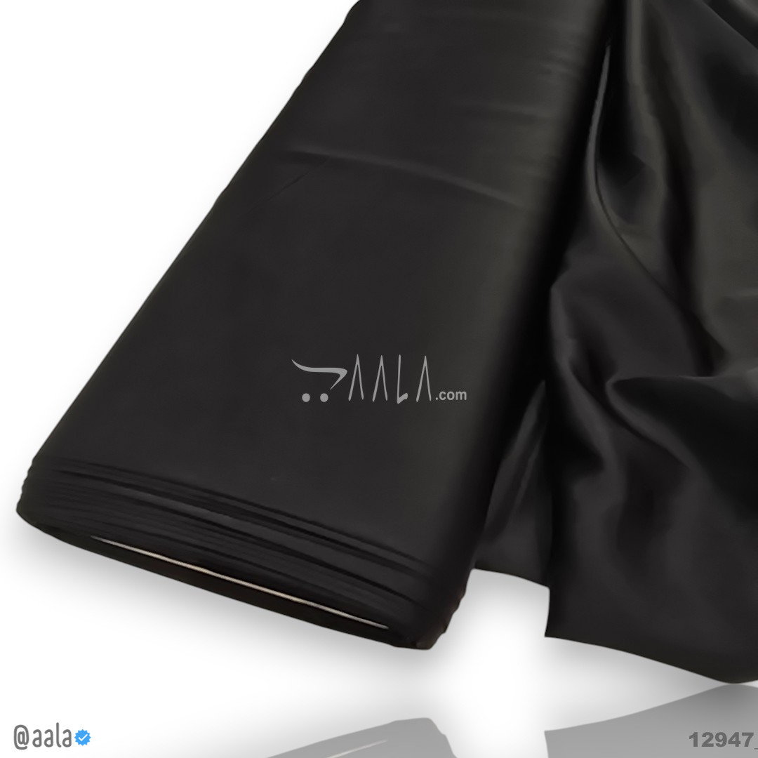 Papaya Silk Blend 58-Inches BLACK Per-Metre 
