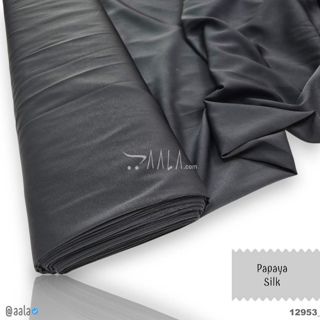 Papaya Silk Blend 58-Inches GREY Per-Metre 