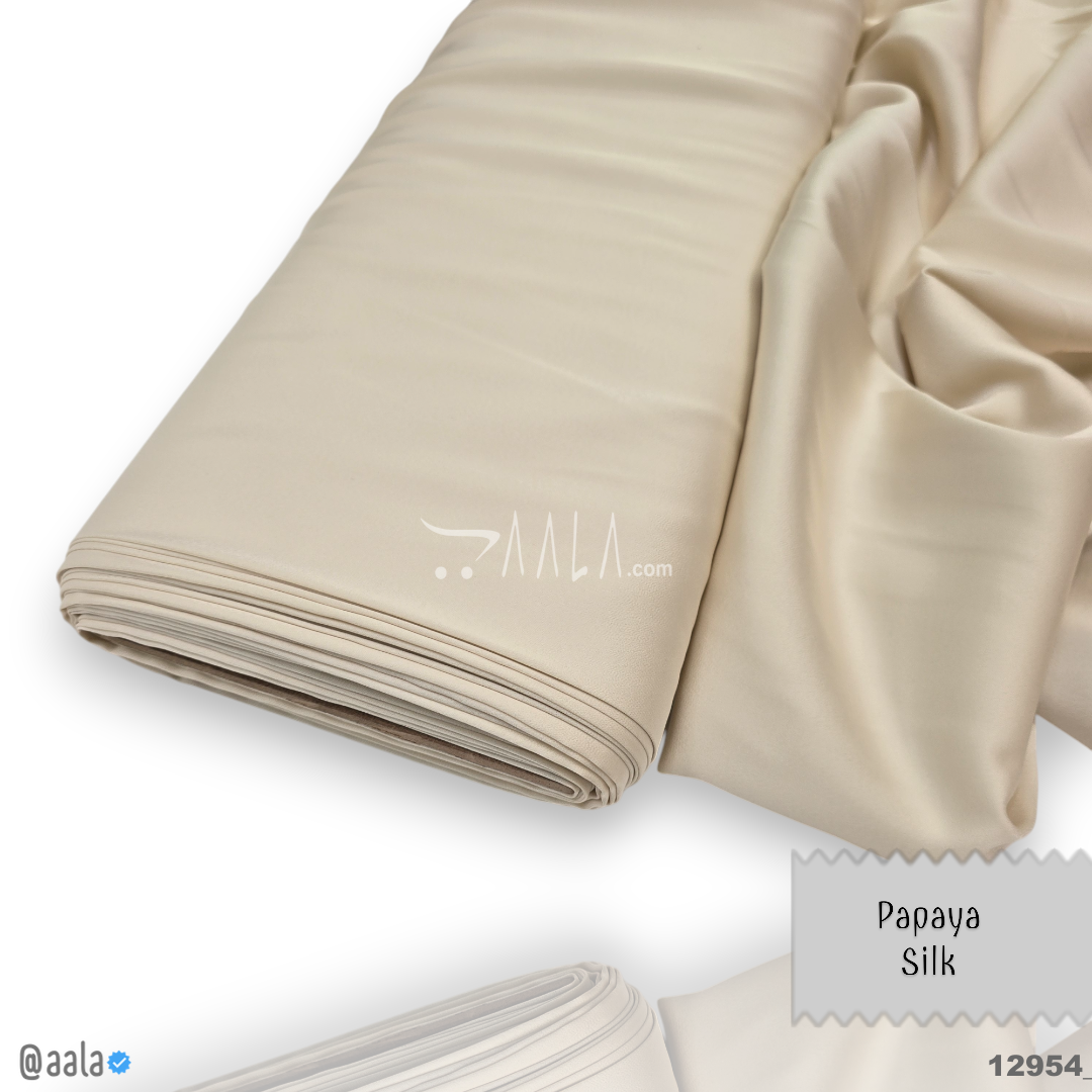 Papaya Silk Blend 58-Inches BIEGE Per-Metre 