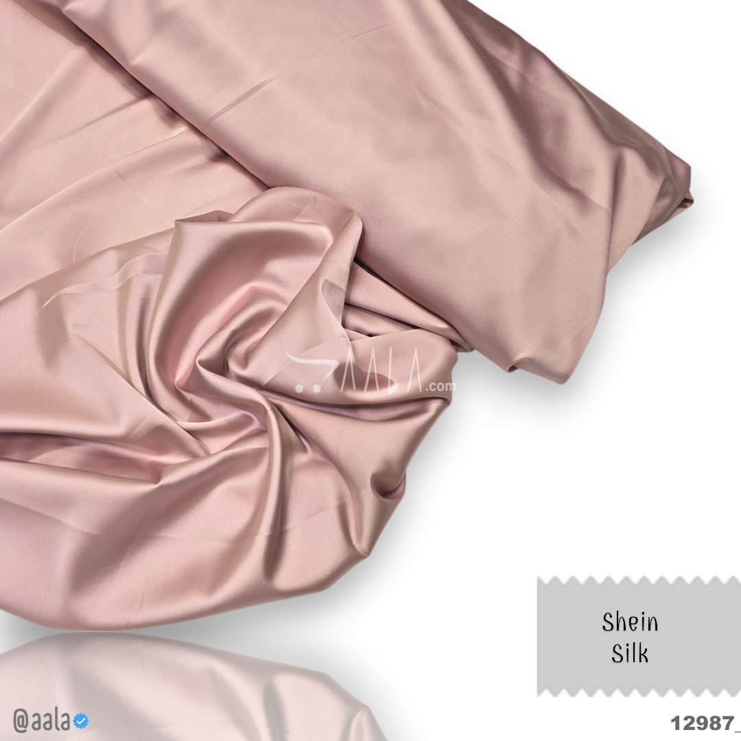 Shein Silk Blend 48-Inches PINK Per-Metre 