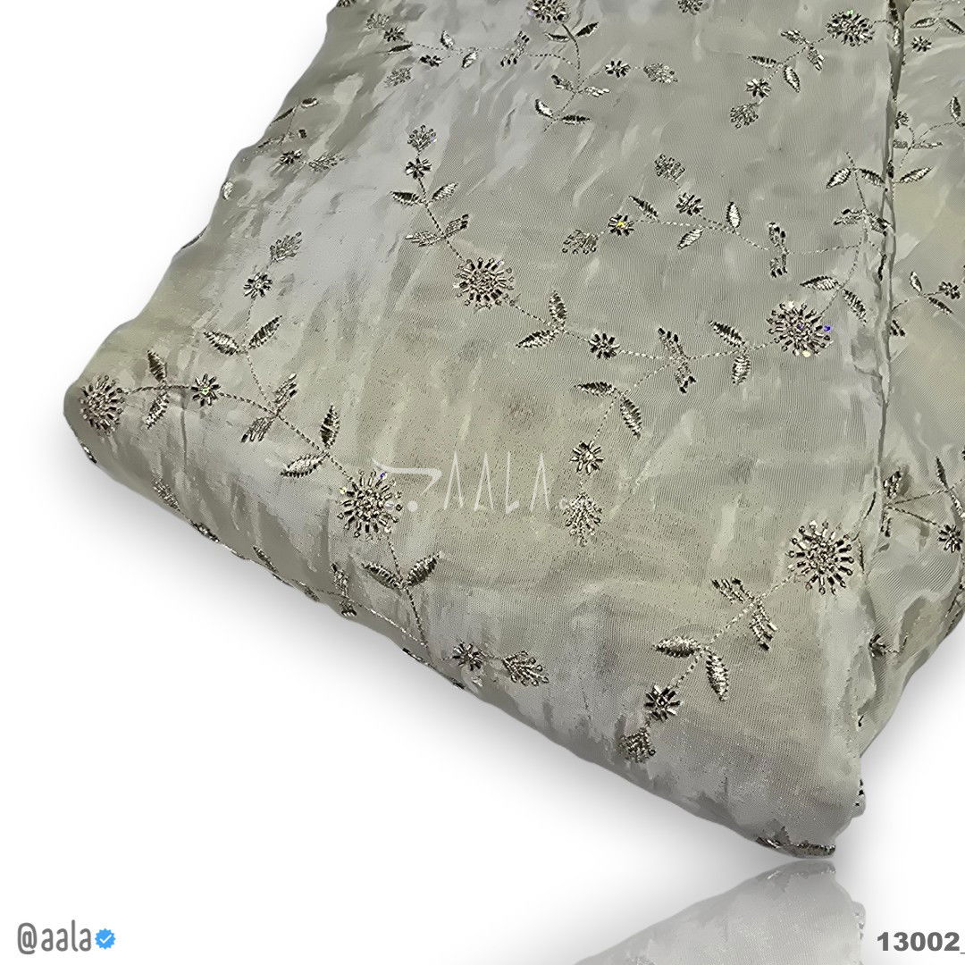 Handwork-Shimmer Organza Viscose 44-Inches DYEABLE Per-Metre 