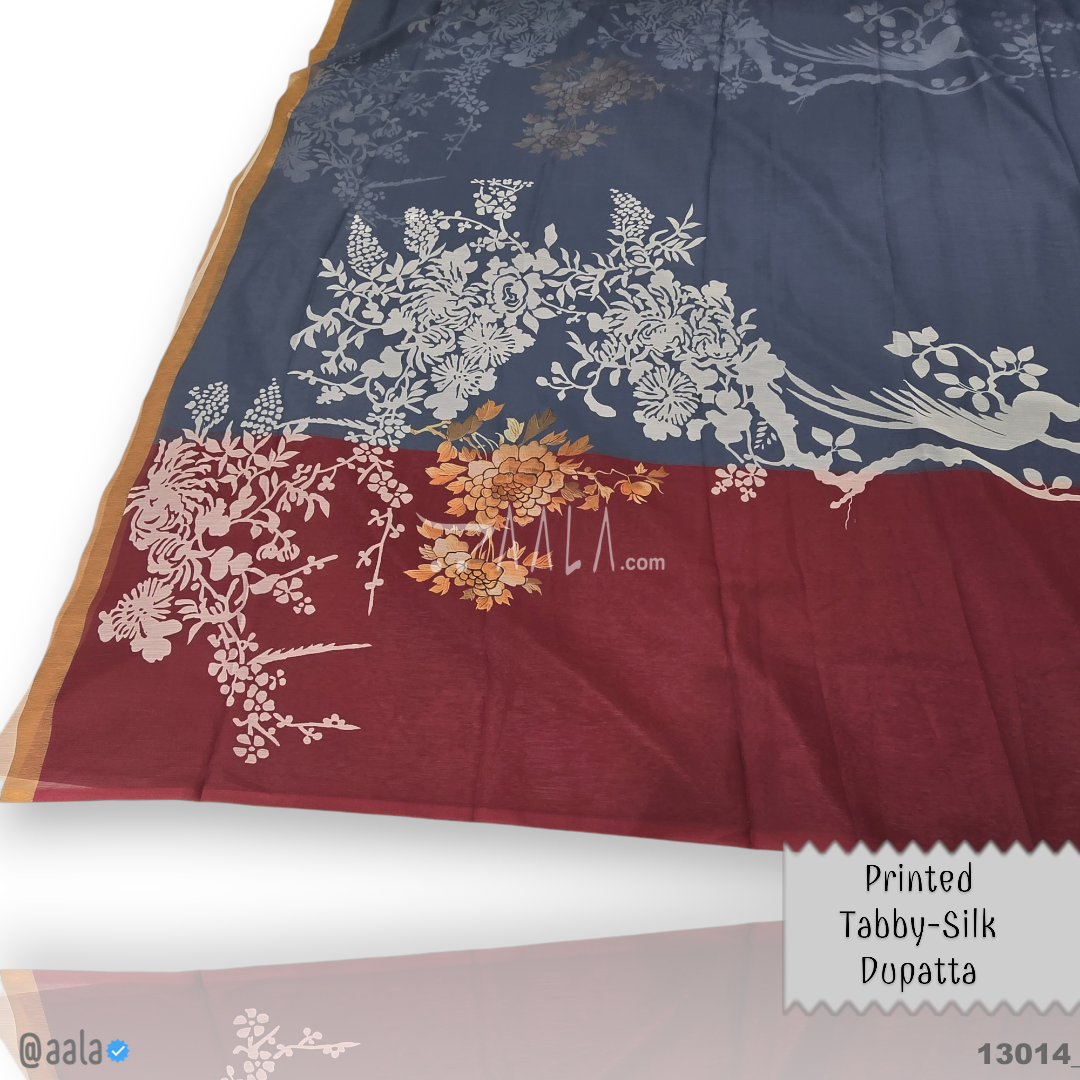 Printed-Tabby Chiffon Blend Dupatta-32-Inches PRINTED 2.25-Metres #13014