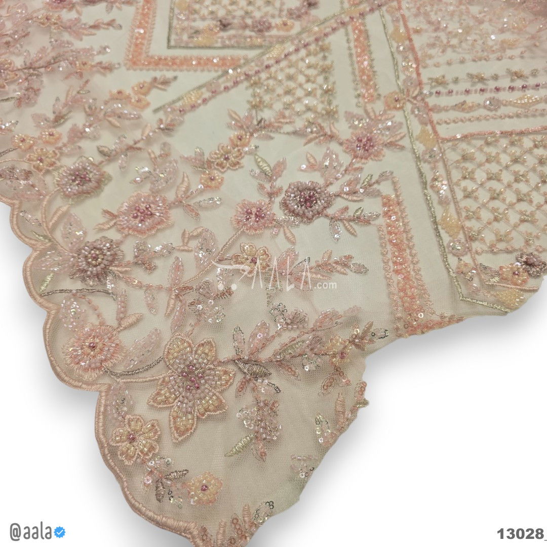 Handwork Net Blend 58-Inches PINK Per-Metre #13028