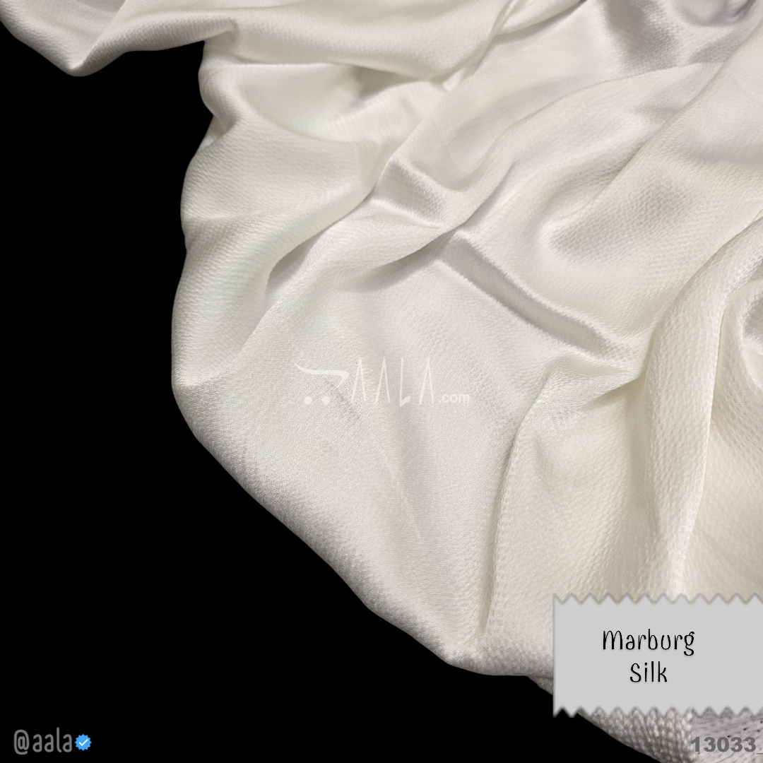 Marburg Silk Blend 58-Inches WHITE Per-Metre #13033