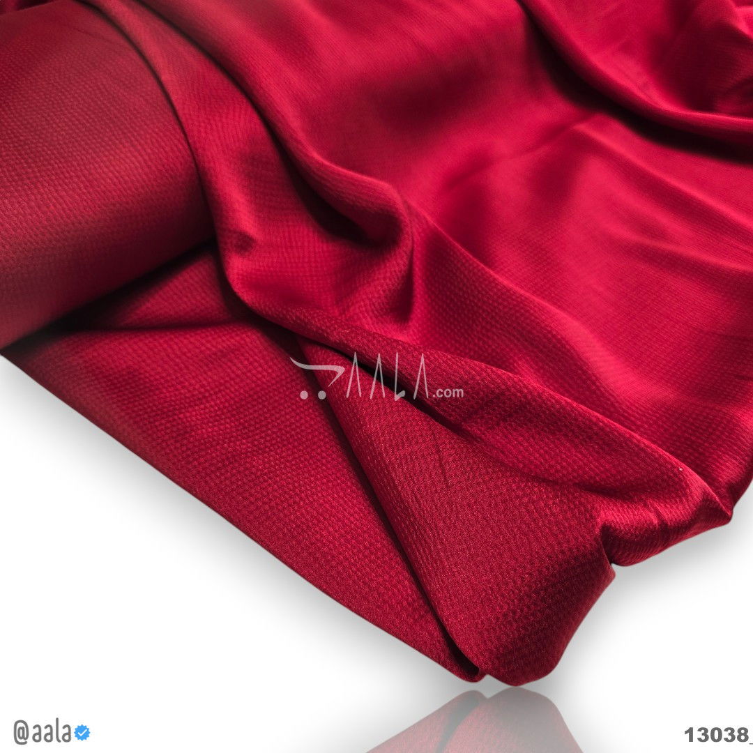 Marburg Silk Blend 58-Inches RED Per-Metre #13038