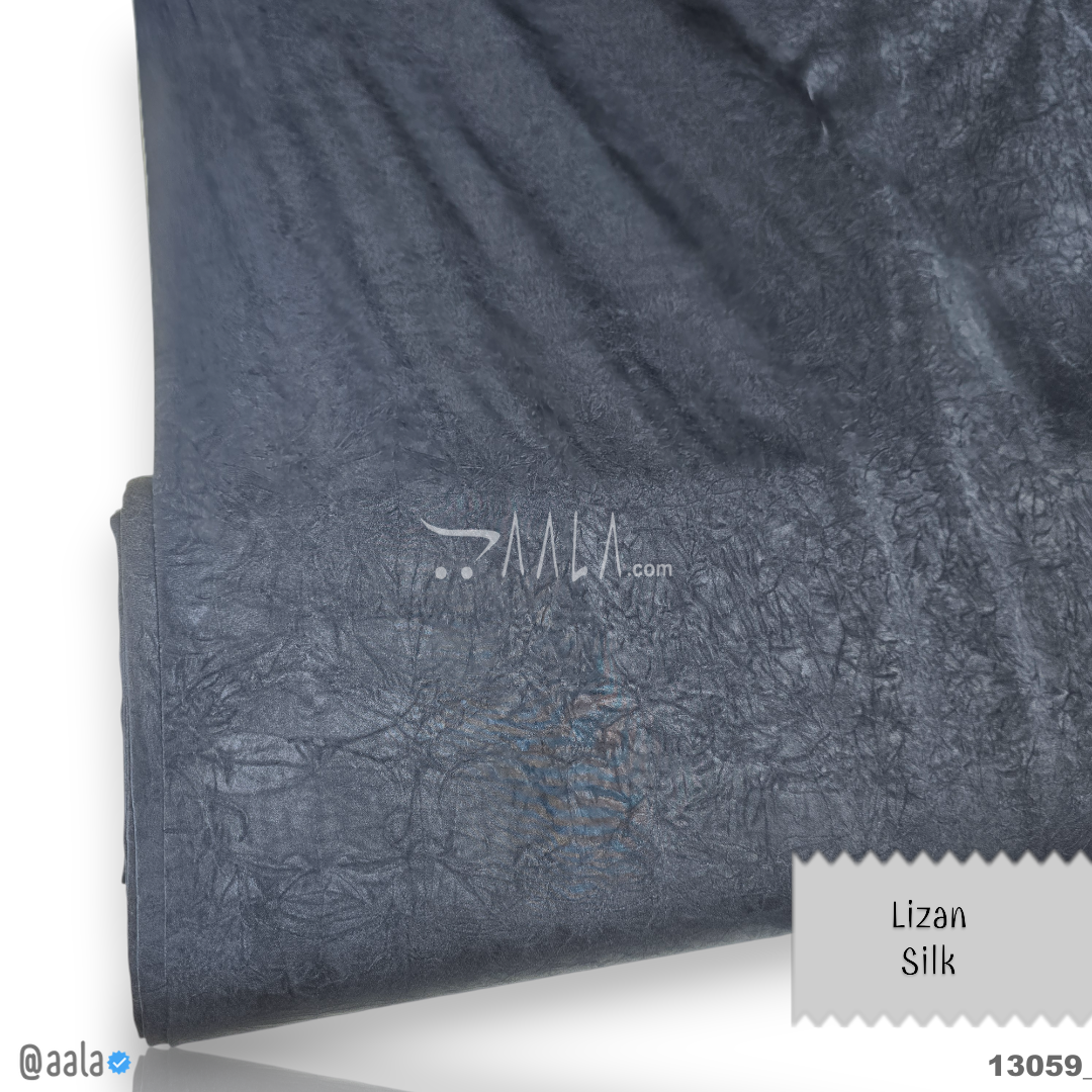 Lizan Silk Blend 58-Inches BLUE Per-Metre 