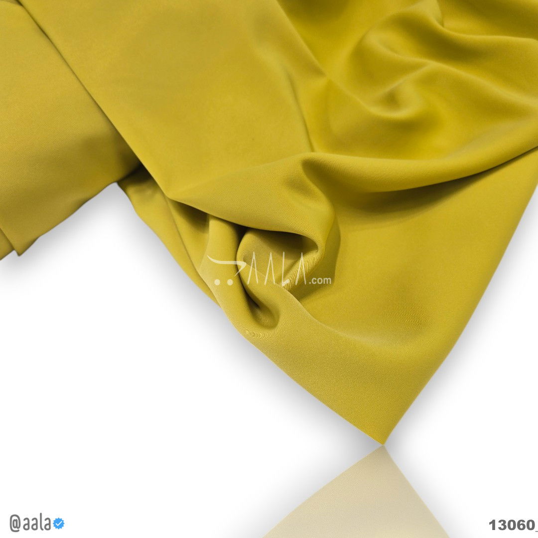 Pepa Double-Georgette Blend 58-Inches MUSTARD Per-Metre #13060