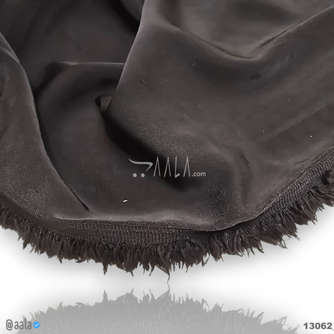 Pepa Double-Georgette Blend 58-Inches BLACK Per-Metre #13062
