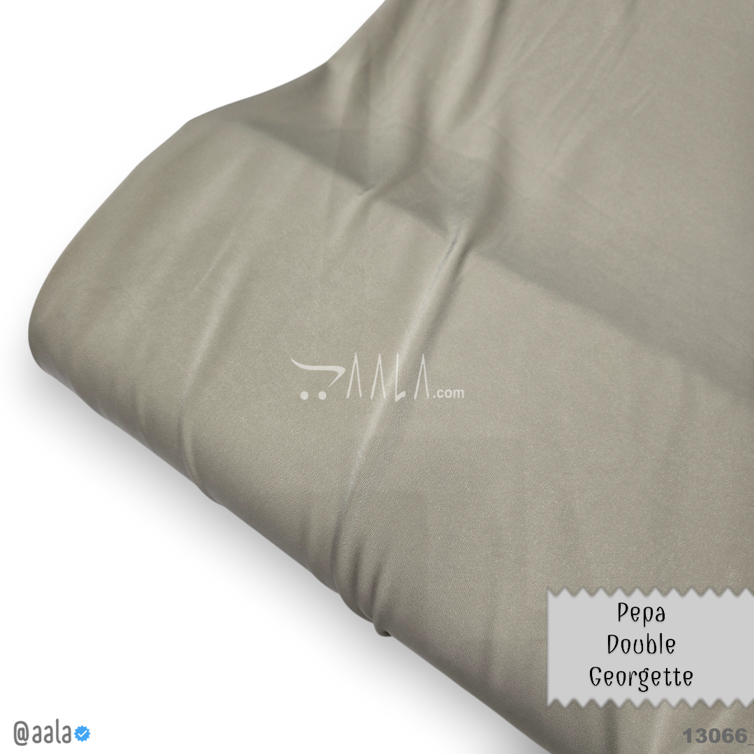 Pepa Double-Georgette Blend 58-Inches BISCUIT Per-Metre #13066