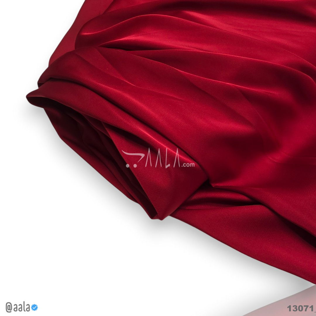 Milky Silk Blend 58-Inches RED Per-Metre 