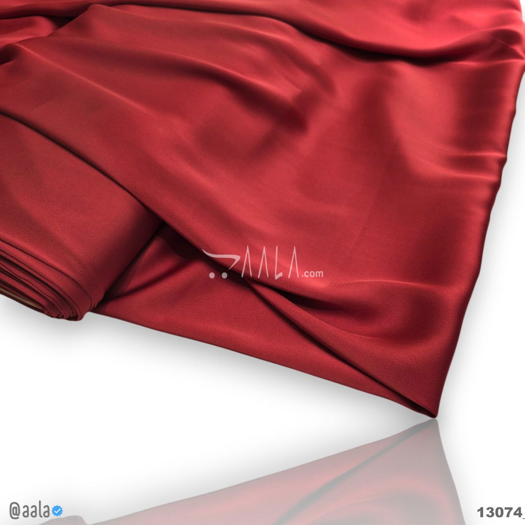 Milky Silk Blend 58-Inches TOMATO Per-Metre #13074