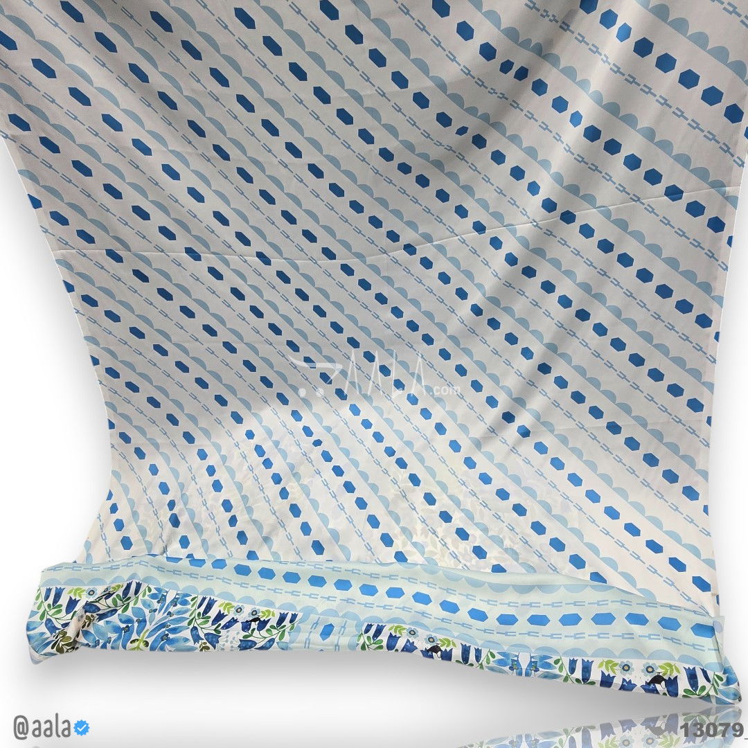 Printed Silk Blend 44-Inches PRINTED Per-Pc #13079