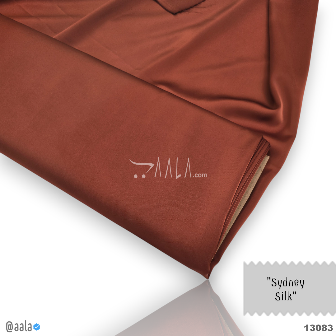Sydney Silk Blend 58-Inches RUST Per-Metre #13083