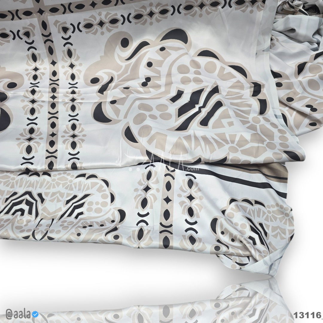 Printed Silk Blend 44-Inches PRINTED Per-Pc #13116
