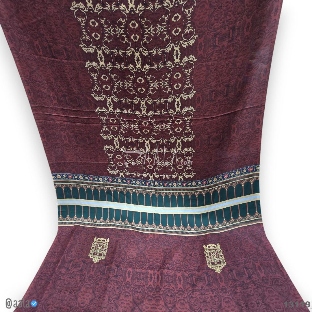 Printed Silk Blend 44-Inches PRINTED Per-Pc #13119
