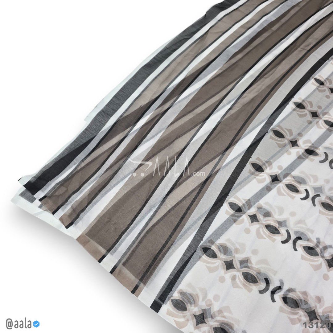 Printed-Tabby Chiffon Blend Dupatta-32-Inches PRINTED 2.25-Metres #13120