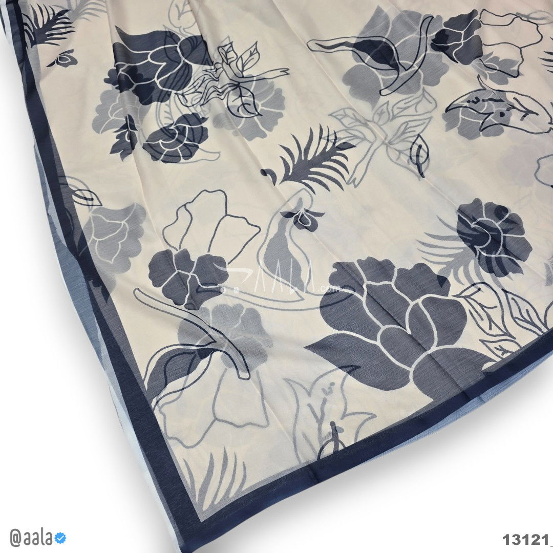 Printed-Tabby Chiffon Blend Dupatta-32-Inches PRINTED 2.25-Metres #13121