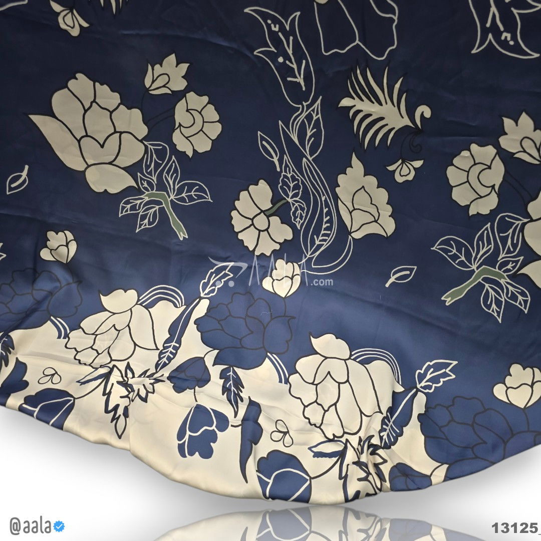 Printed Silk Blend 44-Inches PRINTED Per-Pc #13125