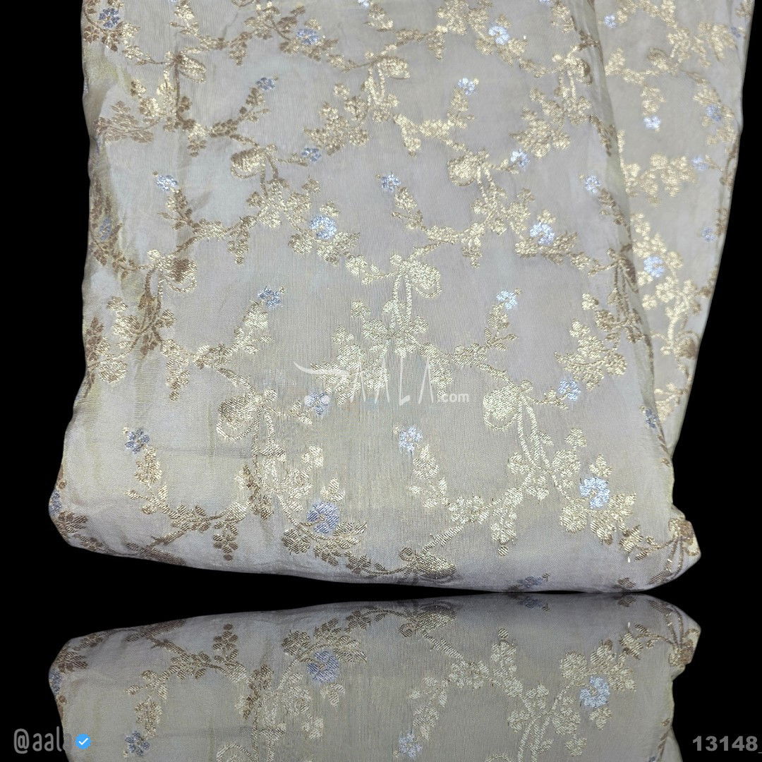 Banarsi-Tissue Silk Viscose 44-Inches DYEABLE Per-Metre #13148