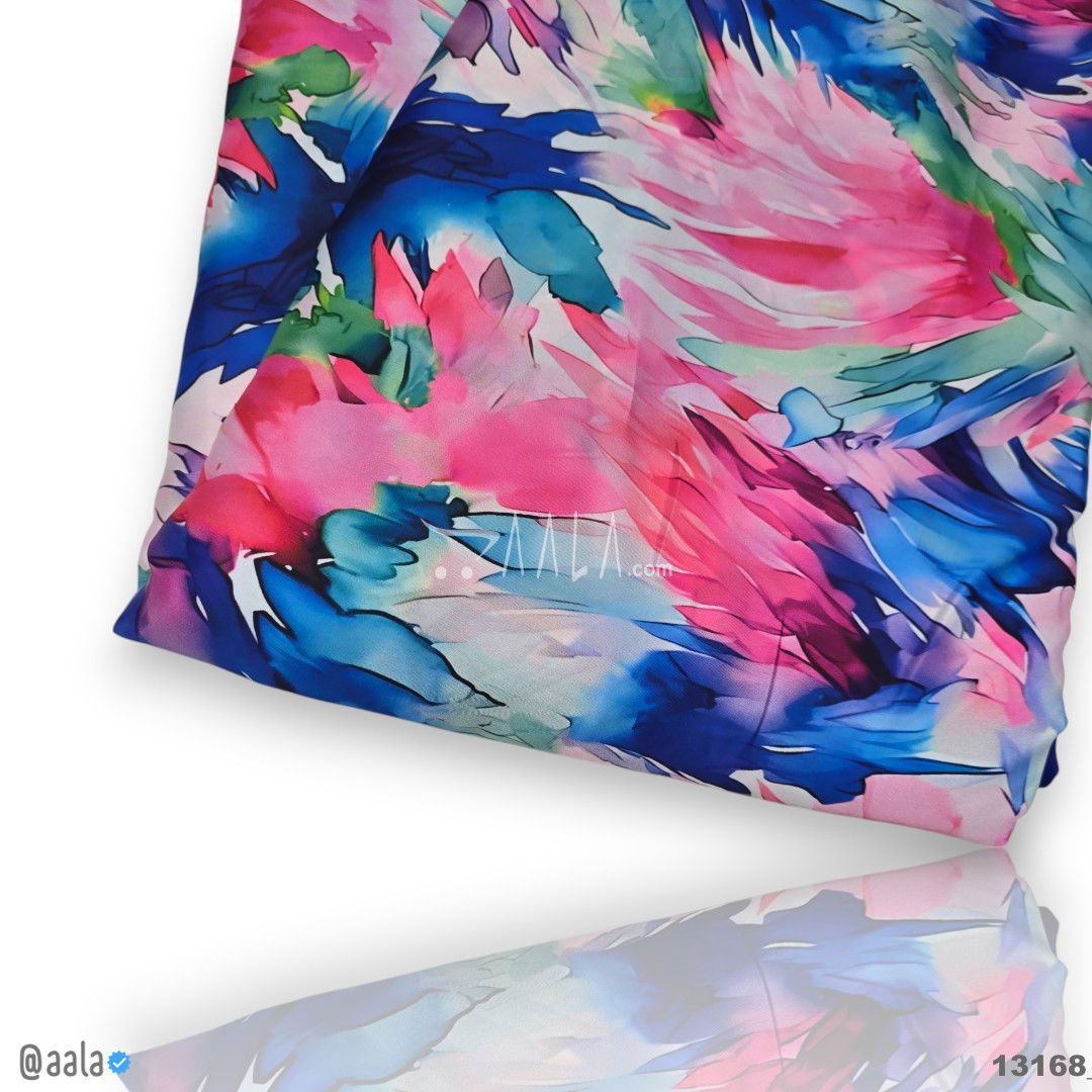 Printed Silk Blend 44-Inches PRINTED Per-Metre #13168