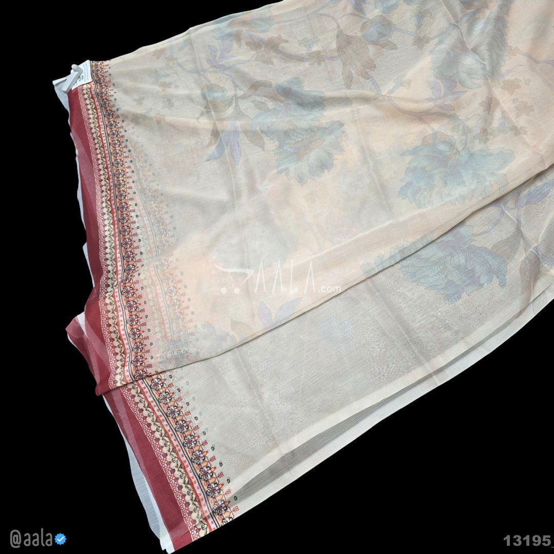 Printed-Tabby Chiffon Blend Dupatta-32-Inches PRINTED 2.25-Metres 