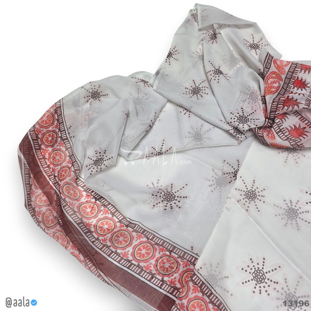 Printed-Tabby Chiffon Blend Dupatta-32-Inches PRINTED 2.25-Metres 