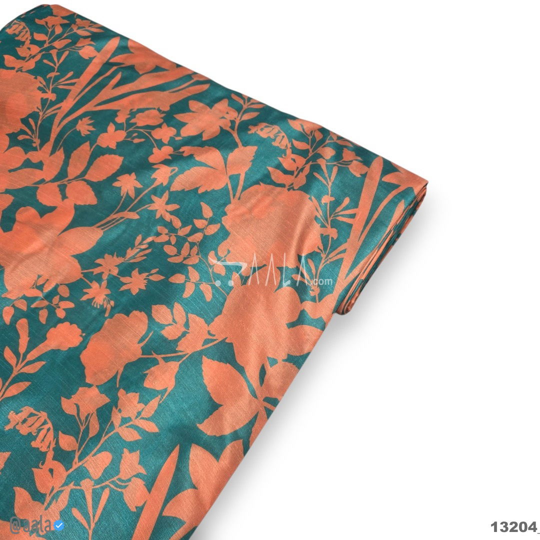 Printed-Pakistani Silk Blend 44-Inches PRINTED Per-Metre 
