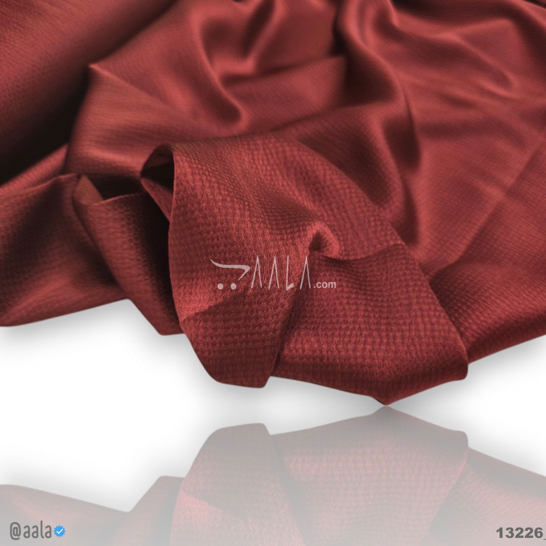 Marburg Silk Blend 58-Inches MAROON Per-Metre #13226