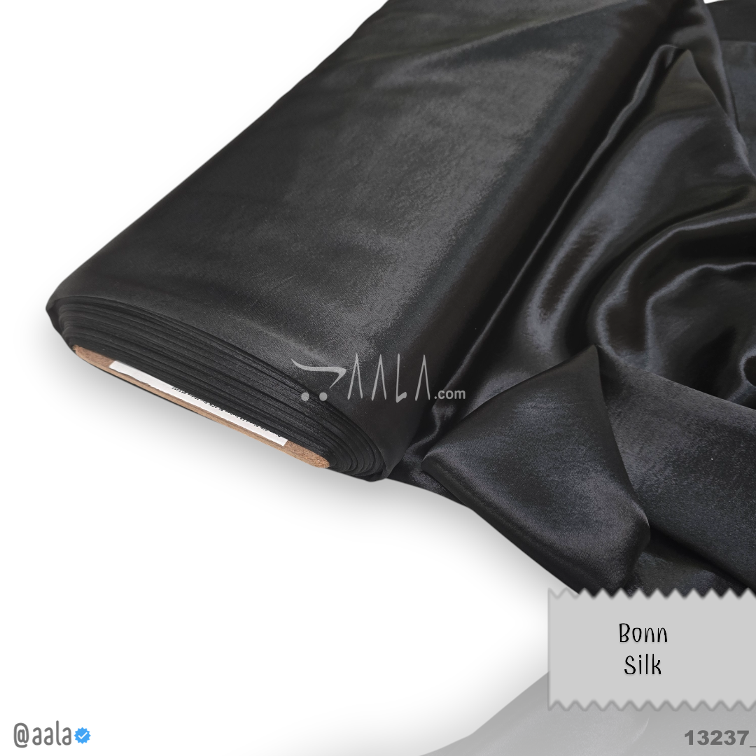 Bonn Silk Blend 58-Inches BLACK Per-Metre #13237