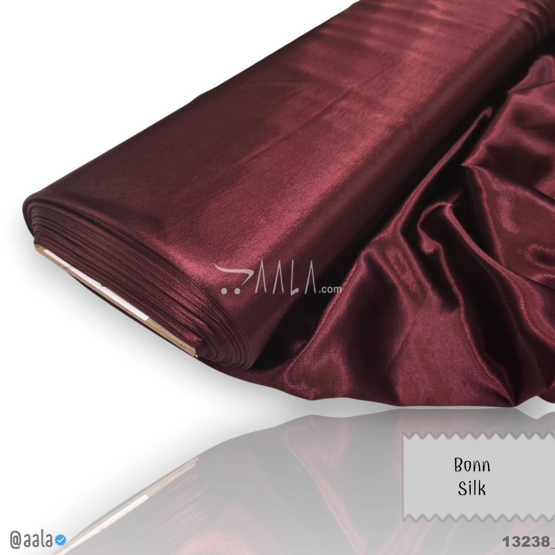Bonn Silk Blend 58-Inches MAROON Per-Metre #13238