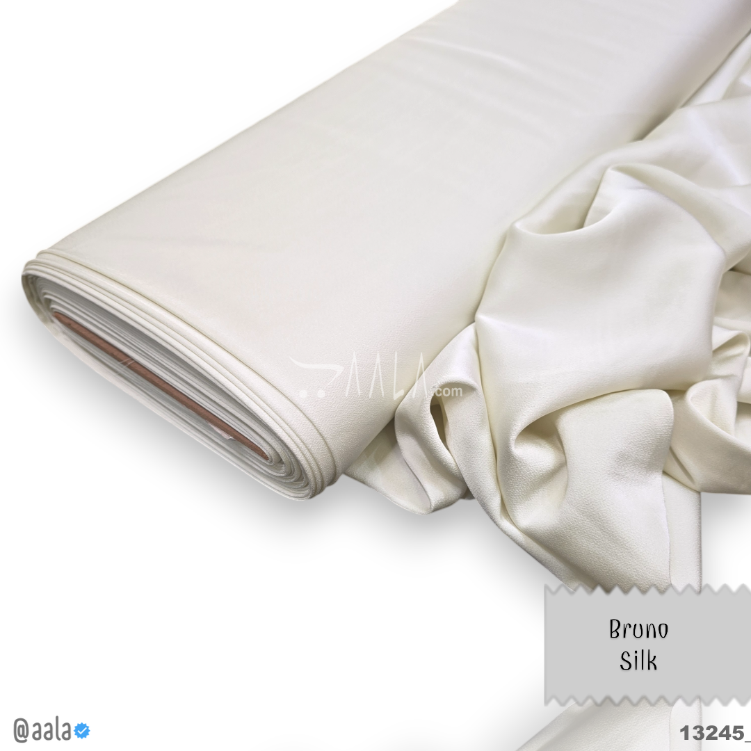 Bruno Silk Blend 58-Inches CREAM Per-Metre #13245