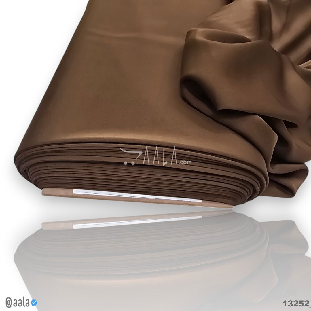 Bruno Silk Blend 58-Inches BROWN Per-Metre #13252