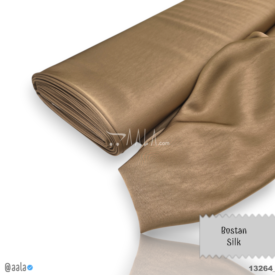 Bostan Silk Blend 58-Inches BROWN Per-Metre #13264
