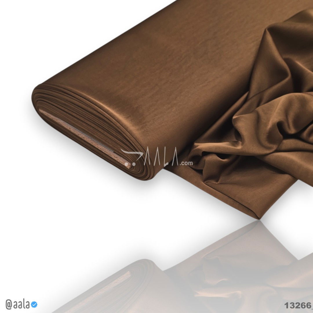 Bostan Silk Blend 58-Inches BROWN Per-Metre 