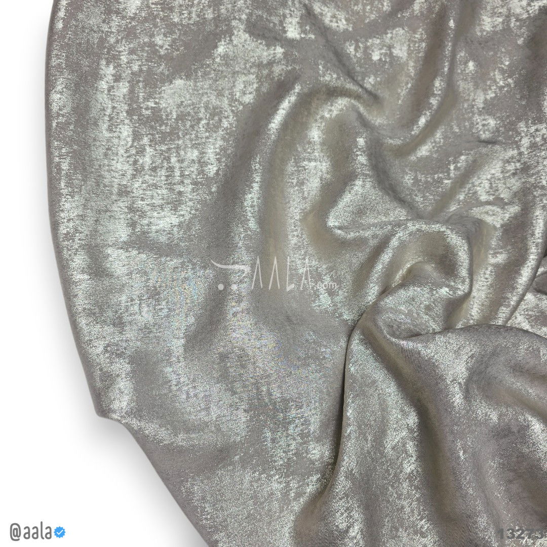 Dove-Shimmer Velvet Blend 58-Inches BIEGE Per-Metre #13273