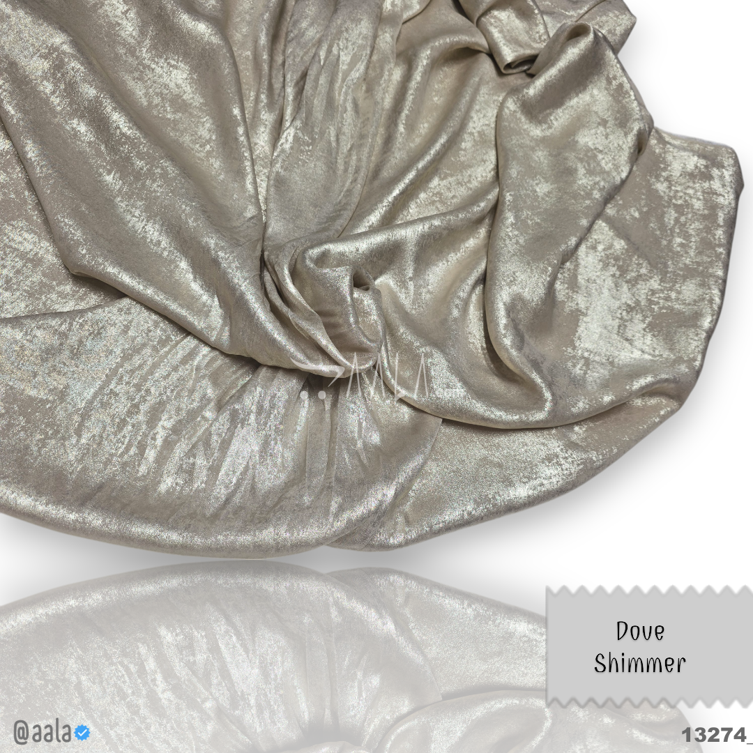 Dove-Shimmer Velvet Blend 58-Inches BISCUIT Per-Metre #13274