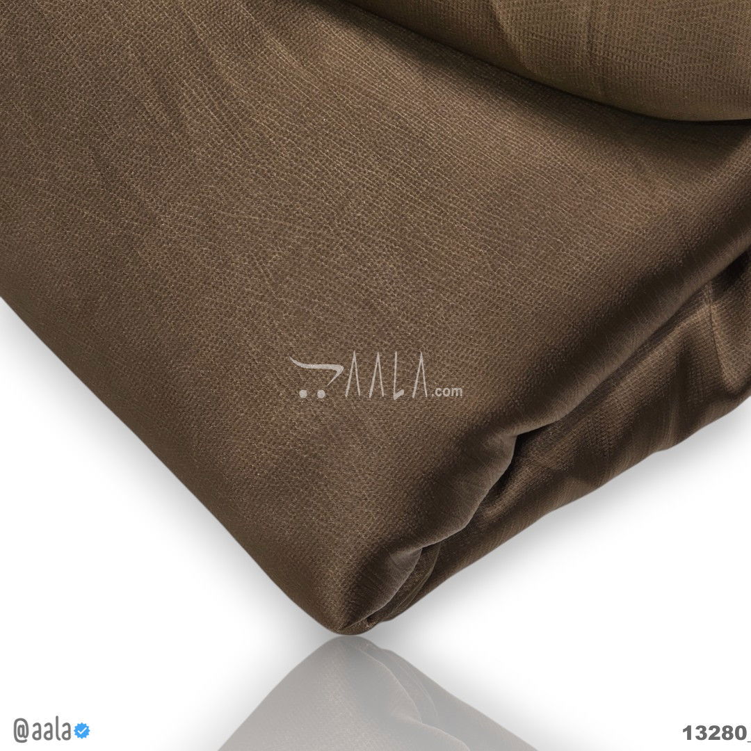 Adana Silk Blend 58-Inches BROWN Per-Metre 