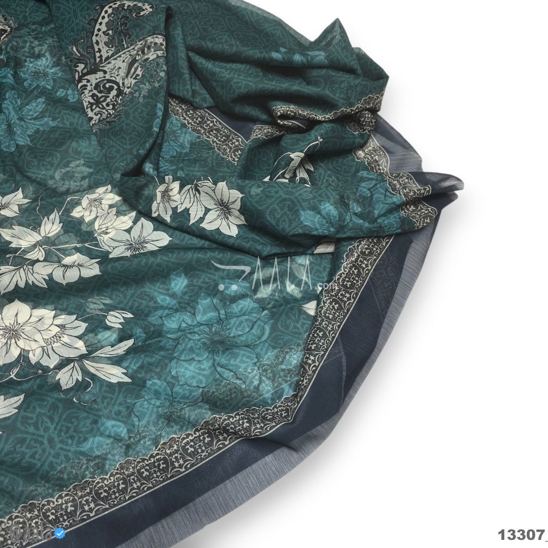 Printed-Tabby Chiffon Blend Dupatta-32-Inches PRINTED 2.25-Metres #13307