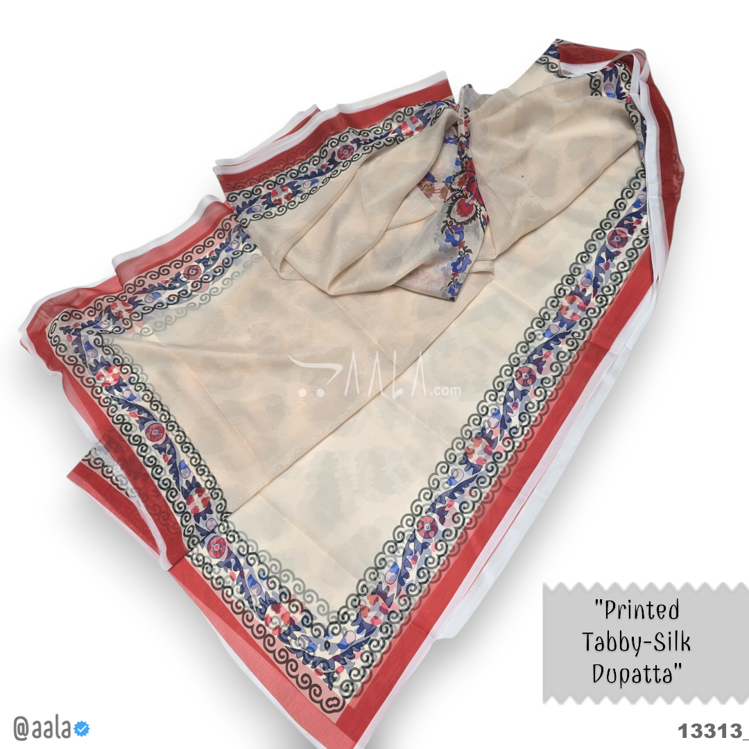 Printed-Tabby Chiffon Blend Dupatta-32-Inches PRINTED 2.25-Metres 
